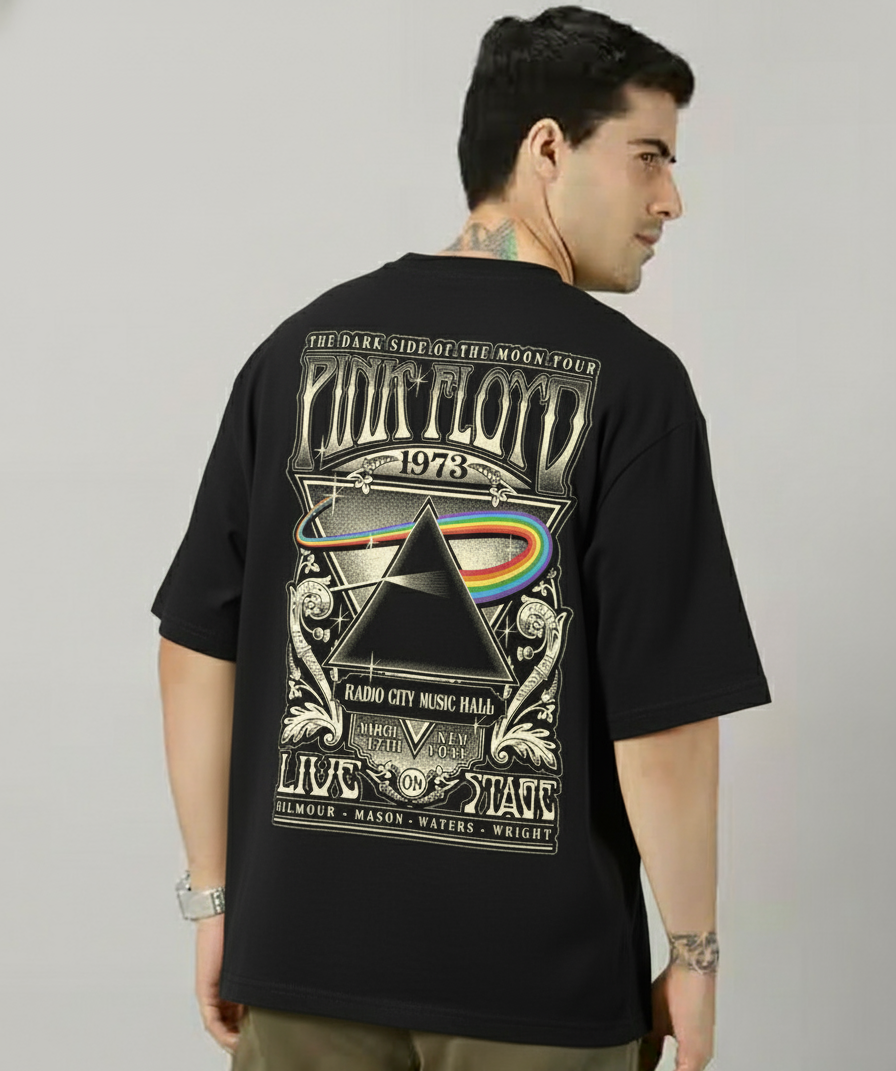 Pink Floyd "Dark Side of the Moon Tour 1973" Oversized T Shirt