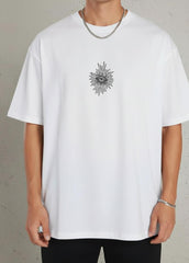 Tattooed Hands Oversized T-Shirt – 240 GSM Heavyweight Cotton (M, L, XL)